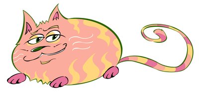Curvy Cat (caricature) by Neale Osborne